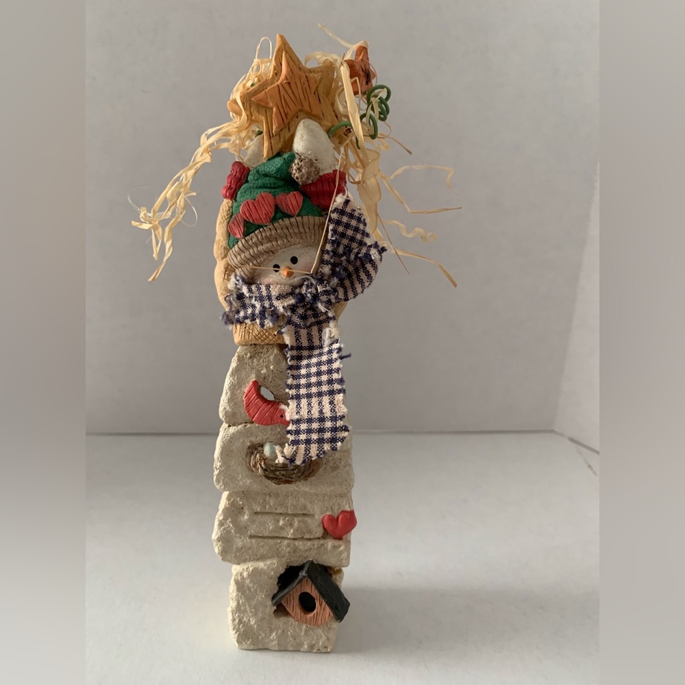 Farmhouse Noel Snowman Christmas Figure